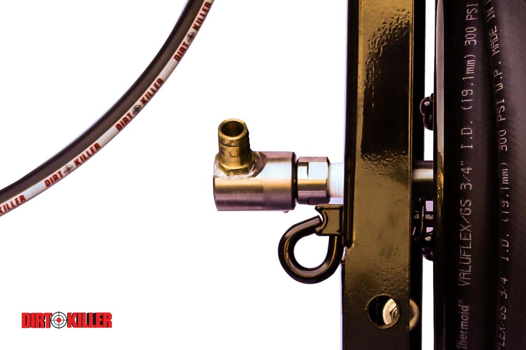 Double Stack Hose Reel Kit With Hoses Installed Dirt Killer